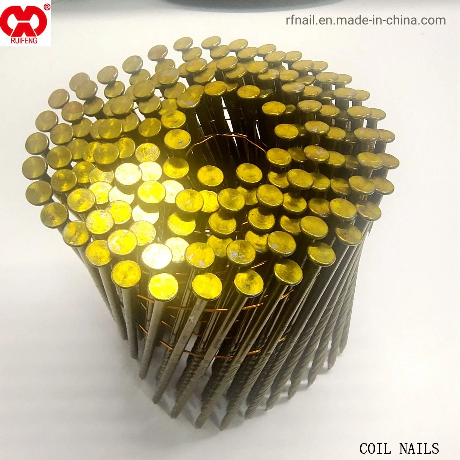 Factory Price Wholesale/Supplier Supplier Stock Lot Long Screw Wire Coil Collated Nails in Anhui.