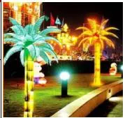 Paysage extérieur plus de 3m artificielle palm tree LED