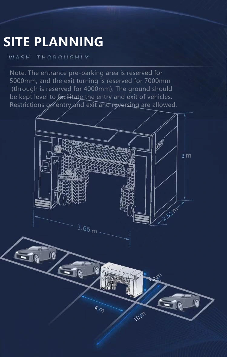 High Power Vacuum The Dry Cleaning Tunnel Car Wash Machine