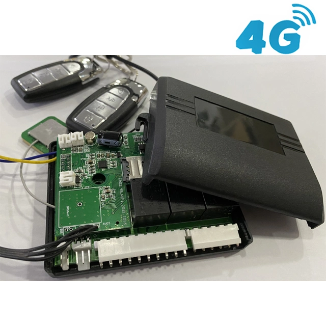 WiFi Cámara de video inalámbrica 4G alarma de coche con controlador de teclado Identificar el sensor de combustible