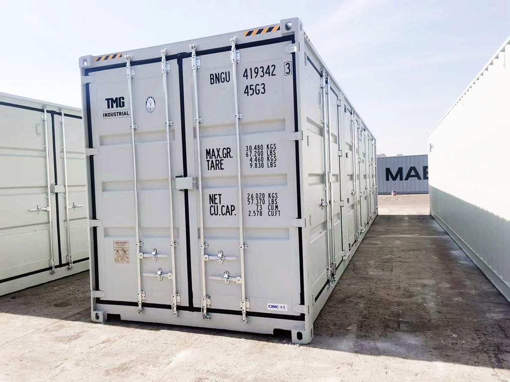 Seitenöffnung Versand Container Gefahrgut Lagerung Bunded Boden Seite Türöffnung 20ft Versandbehälter