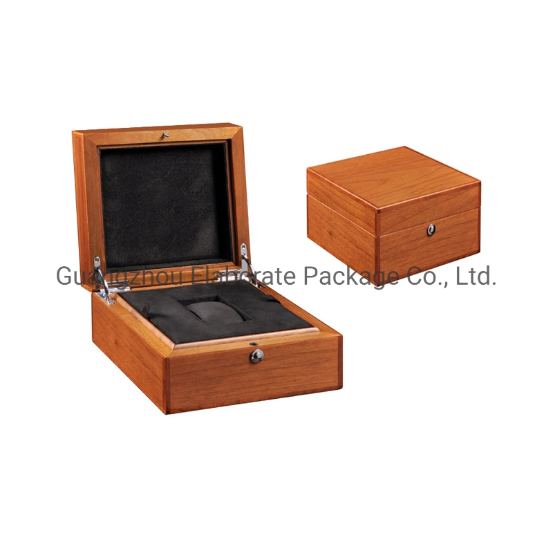 Customized High Quality Matte Painting Wooden Watch Packing Case for Single Watch