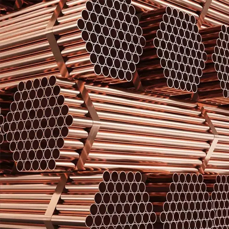 Copper Round Pipes for Plumbing Refrigeration Building Use C12200 C11000 Soft Seamless Copper Tubes