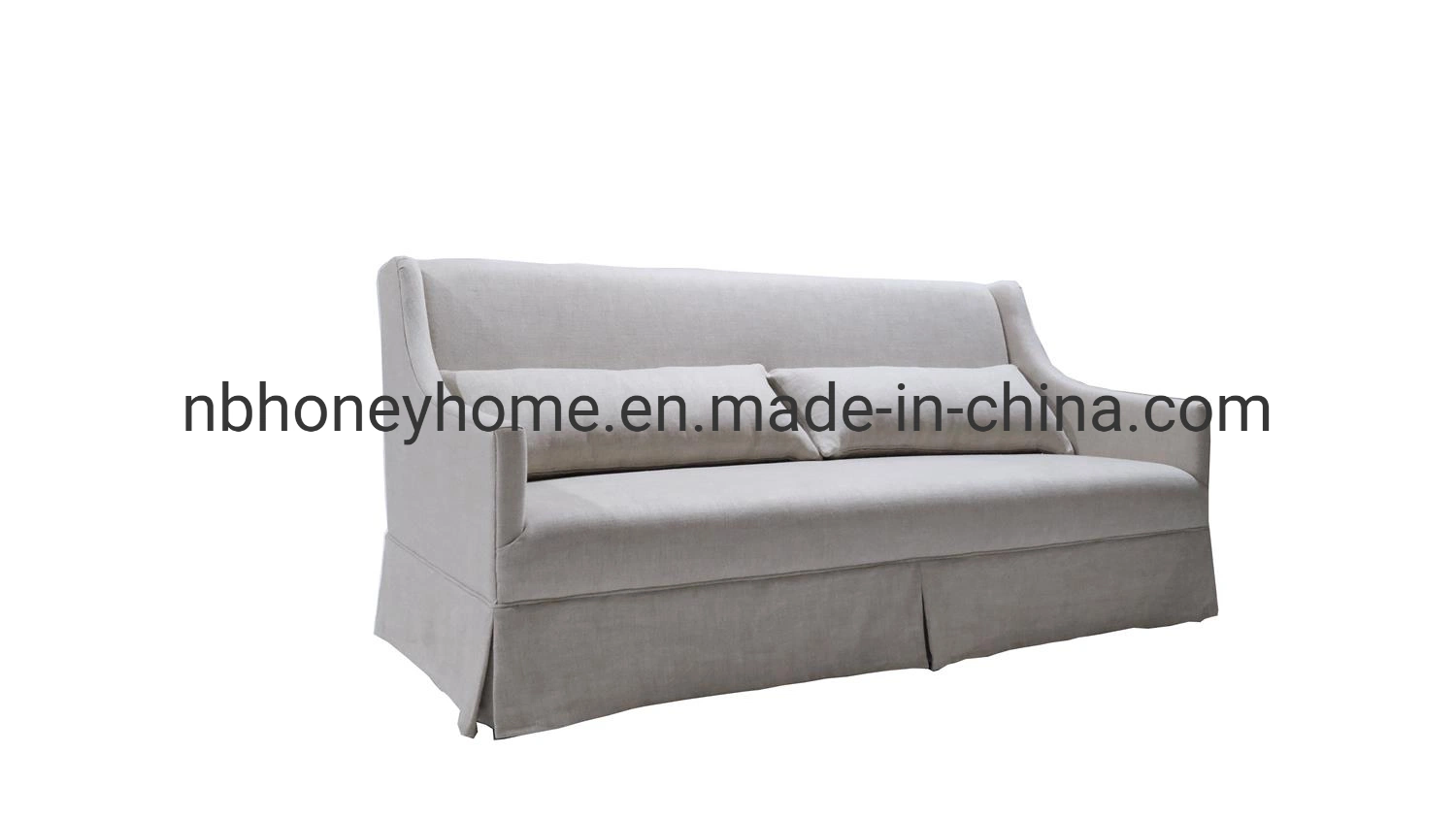 Moderne Classic Style Slip Cover Wohnzimmer Stoff Sofa