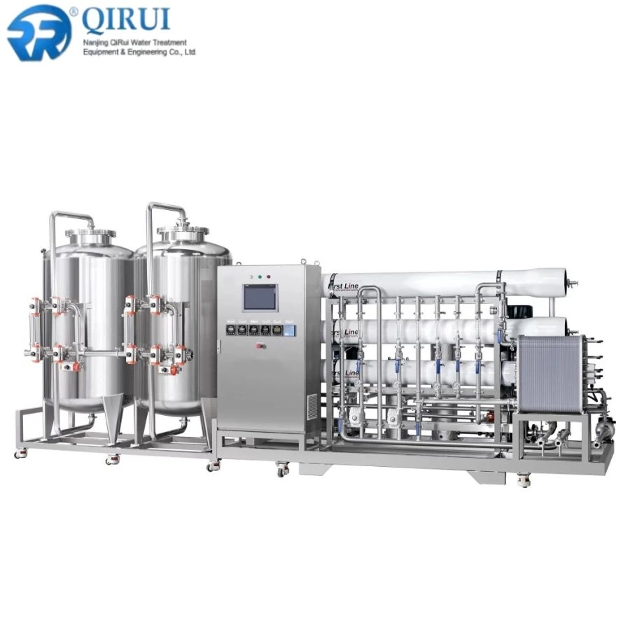 QIRUI Stainless Steel Tubular Ultra-filtration Membrane Equipment RO Reverse Osmosis Raw Water Treatment Equipment EDI Ultra Pure Water Quality