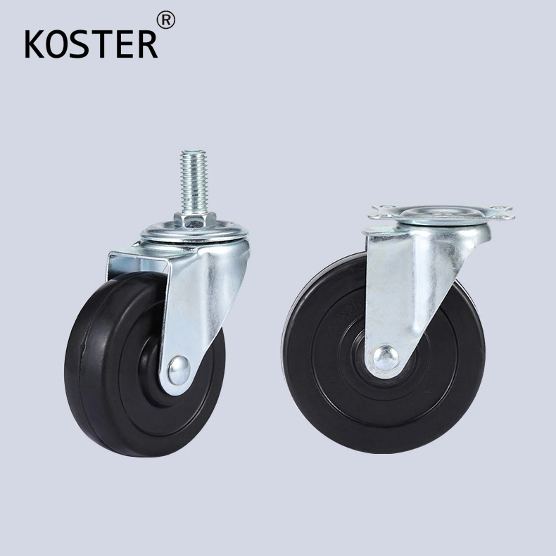 Furniture Casters Wheels 2 Inch /4 Inch Pl Caster Wheel with Brake Heavy Duty Caster