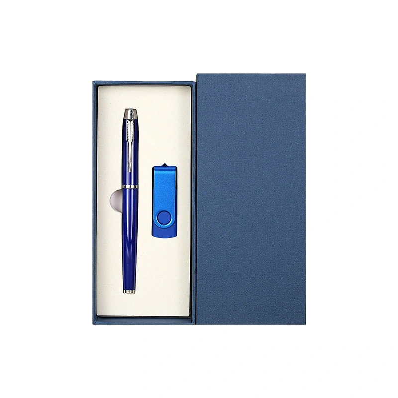 USB Flash Stick Ball Point Pen Gift Set with High quality/High cost performance  Box