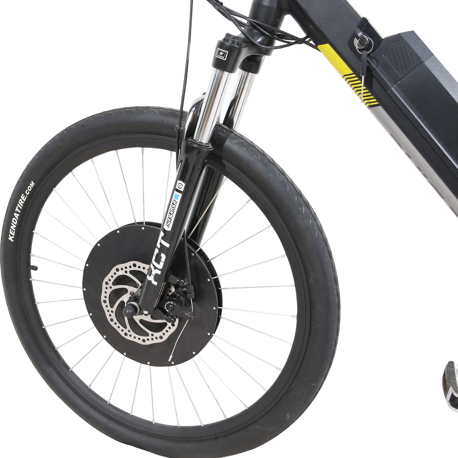 High Power Electric Mountain Bike with Pedal Assist System and Thumb Throttle