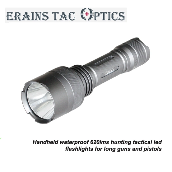 Waterproof 620lms Hunting Tactical LED Torch Light for Handheld or Rifles