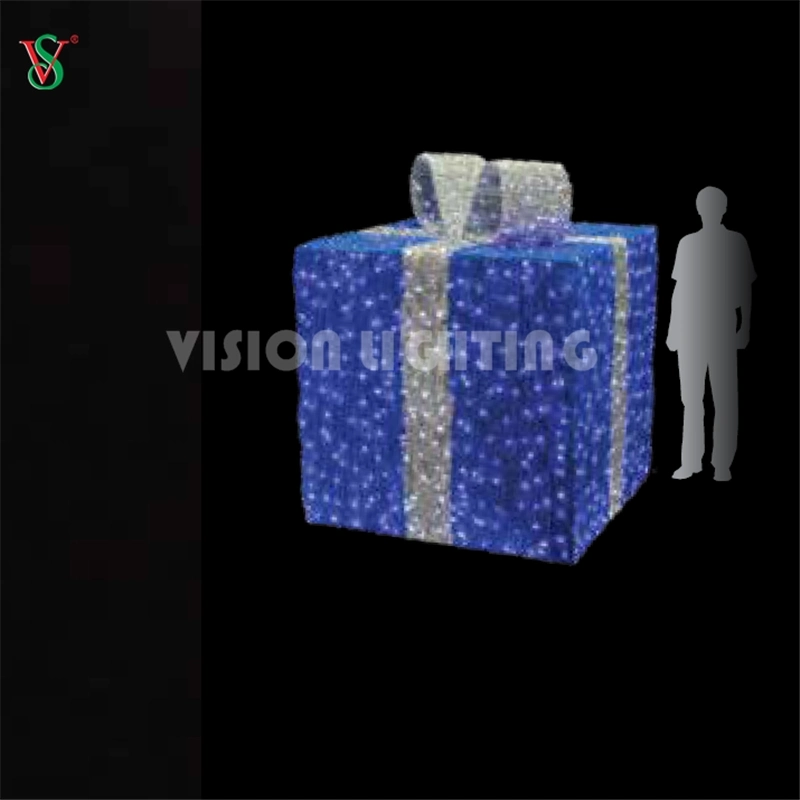 ضوء LED 2D Gift Box لعرض نافذة المتجر
