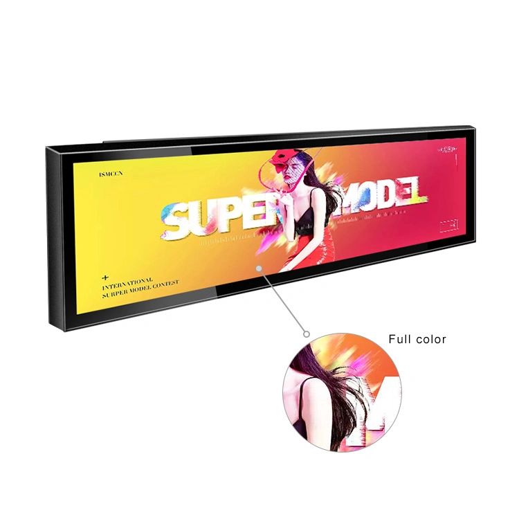 23,1 Zoll Edge Shelf Supermarket Touch Wide Digital Bar Bildschirm Gestrecktes LCD-Display