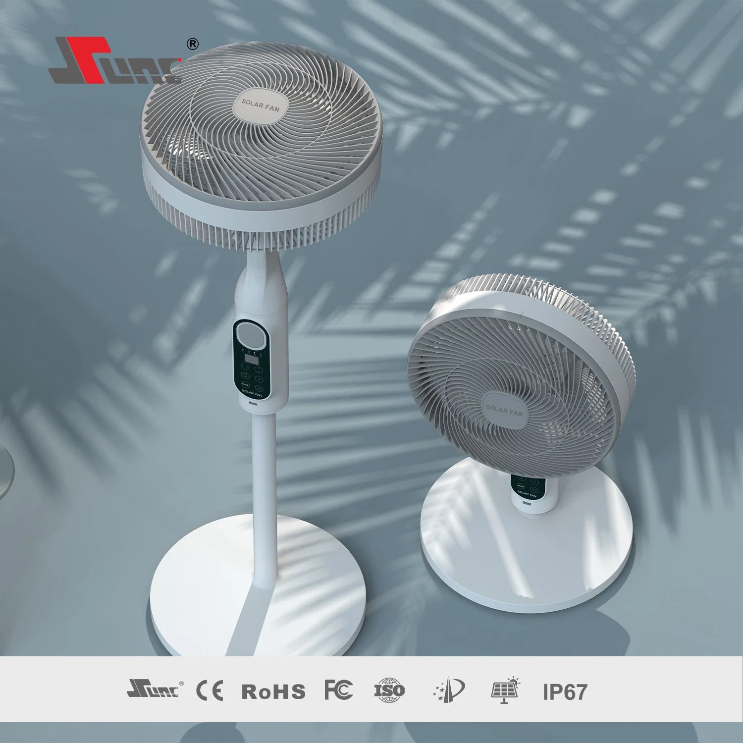 2023 14 Inch New Design Wall Fans 360 Degree Adjustable Speed Air Circulator Hanging Wall Mounted Fan with Remote Control