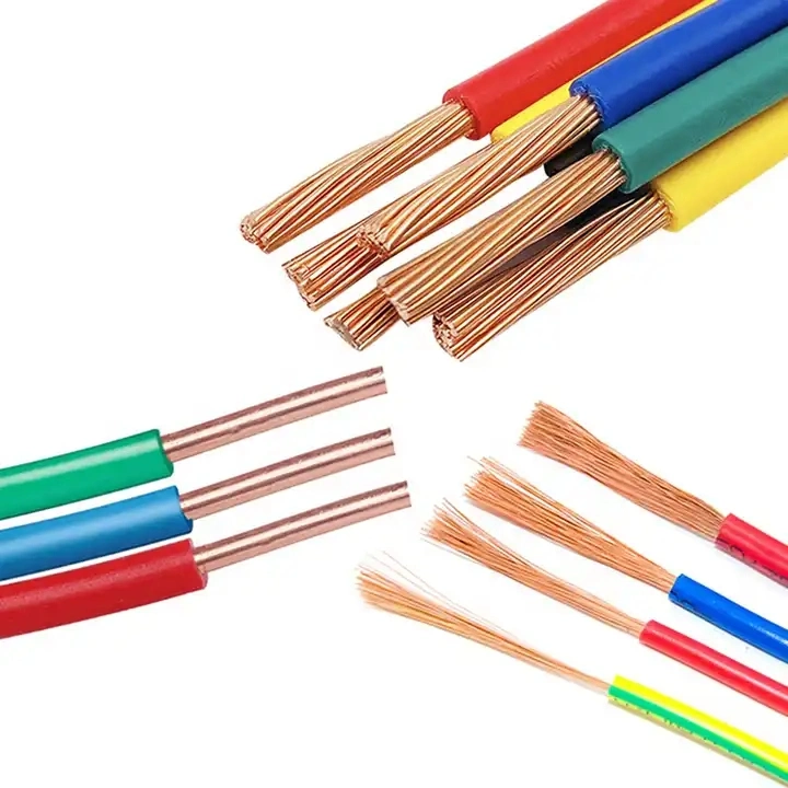 Funda de PVC Fabricante fábrica de aluminio/cobre conductores eléctricos de cable para edificios de vivienda