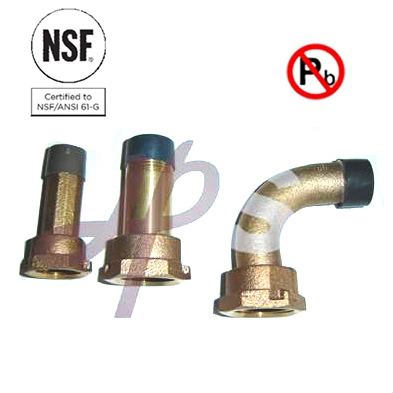 رصاص NSF معتمد من 1/2" ′ -2" ′ Water Meter (مقياس الماء) توصيل المواد البرونزية أو النحاس