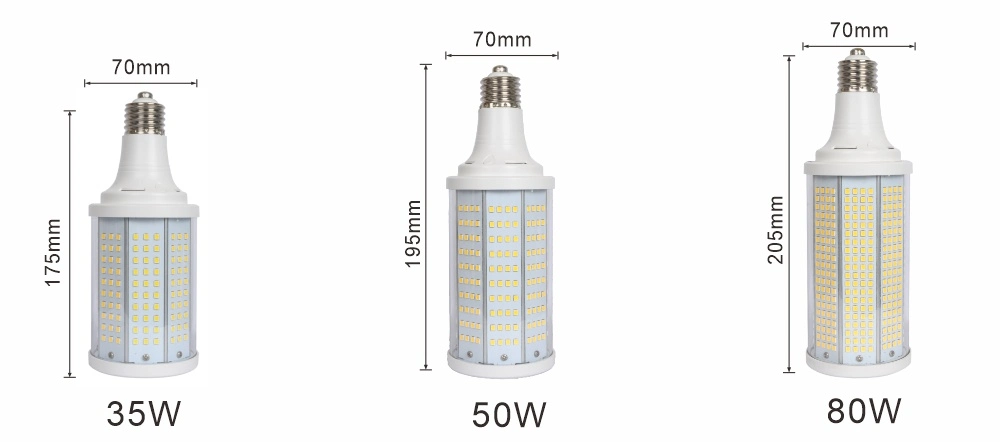 Wholesale/Supplier Smart Energy Saving Best High Power Watt Outdoor Parking Lot Garden Wall Street Lamp 80W 100W 125W 150W 175W LED Corn Bulb Light