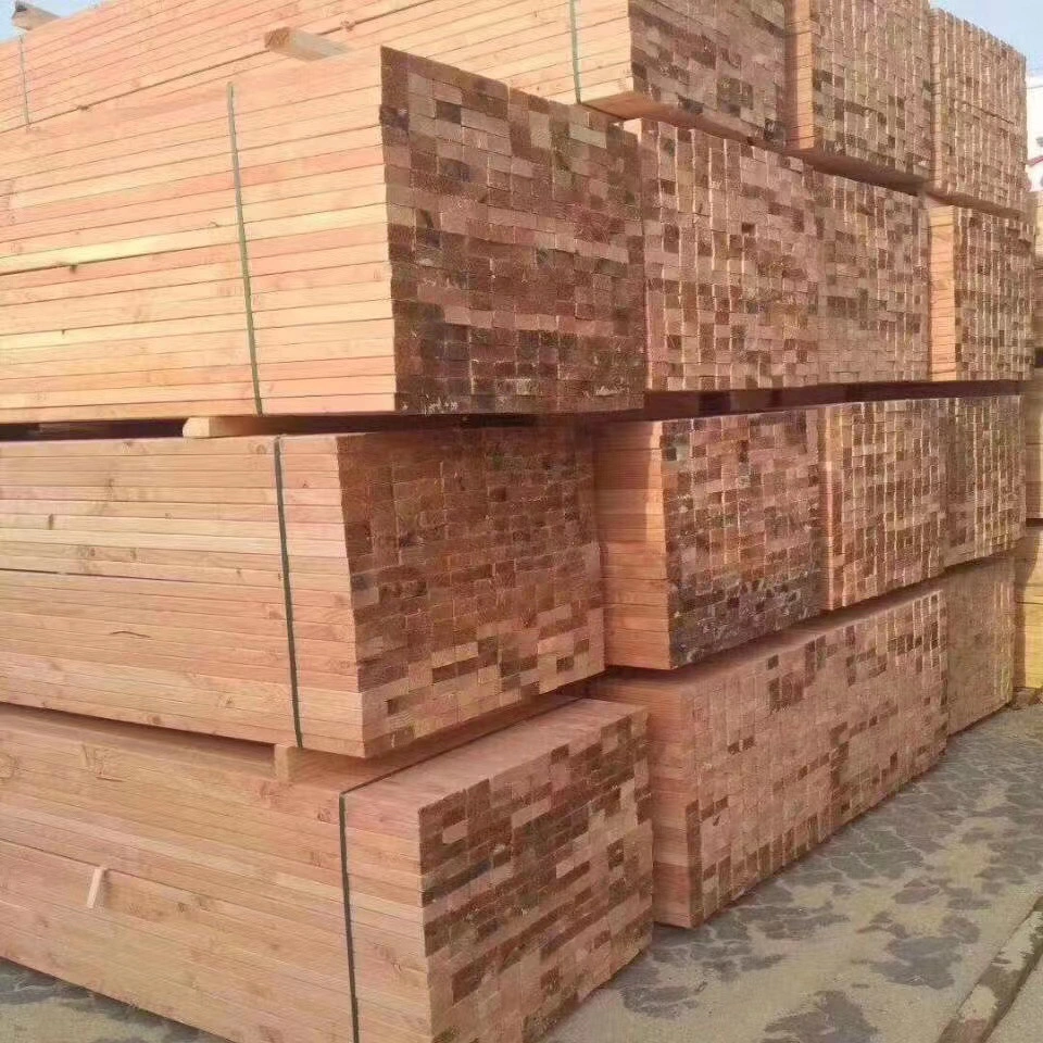 100% Natural Pine Sawn Timber/Lumber/ Round Wood - White Pine Planks Wood