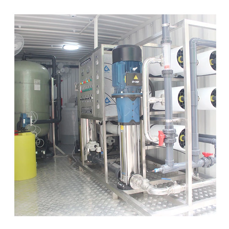 Solar Containerized Sea Water Desalination Plant Swro Mobile Seawater Desalination Machine