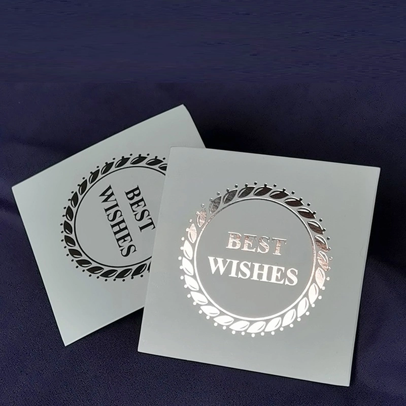 Creative Blessing Small Card Mini Thank You Card Message Card Gift Box Decoration Card Gold Stamping Greeting Card