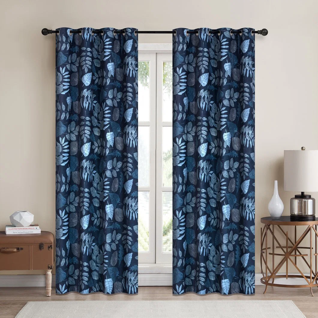 Luxury Decorative Printed Hotel Curtain France Velvet Curtains Wholesale/Supplier Blackout Window Curtains