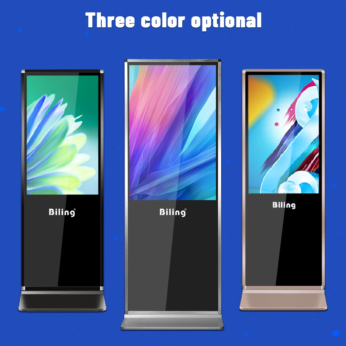 55 65 75 86 98 100 Inch Digital Signage and Display HD Videos Advertising Kiosks Advertising Player Standing Touch Screen Display Kiosk Machine Price