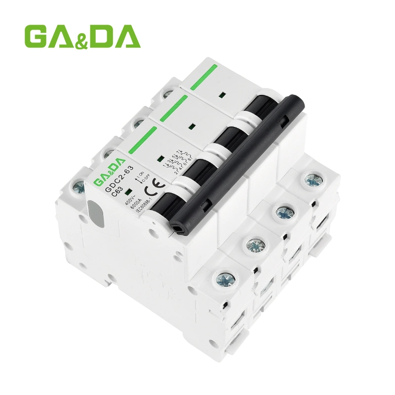 Gada 230V 400V 4 Pole Air MCB-Leistungsschalter