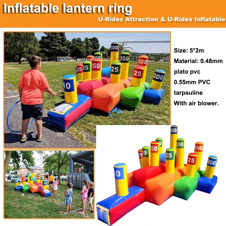 Events Party Funny game Giant Ring Toss Challenge Game Inflatable Throwing Toss Game Sport Games For kids and Adult