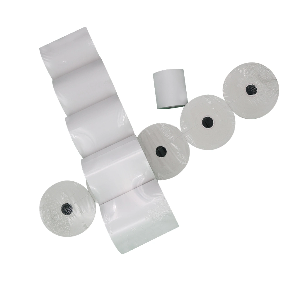 Papel de recibo 80x80mm, 57X50mm, 57X40mm papel térmico para impresora POS