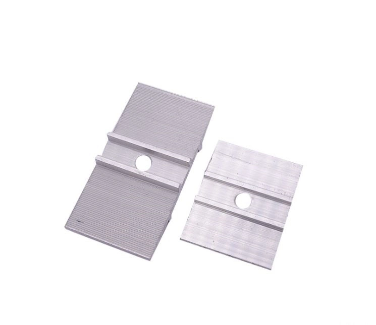 Photovoltaic Bracket Accessories Aluminum Alloy Gasket Plate Side Supporting Gasket