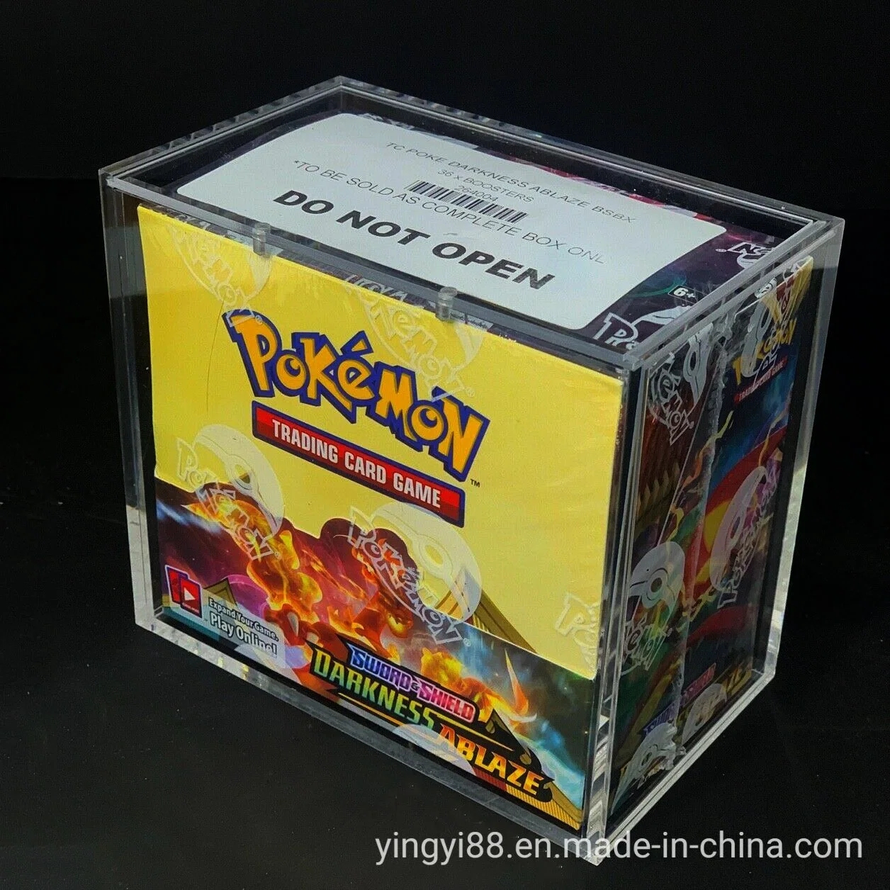 Hot Sale Factory Supply Custom Pokemon Clear Acrylic Case - Booster Box - Elite Trainer Box