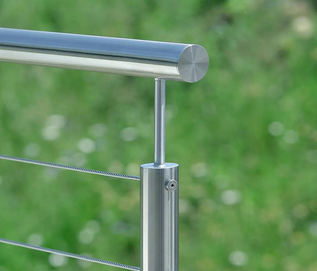 China Supplier Stainless Steel Cable Balustrade for Terrace with Top/Face Mount