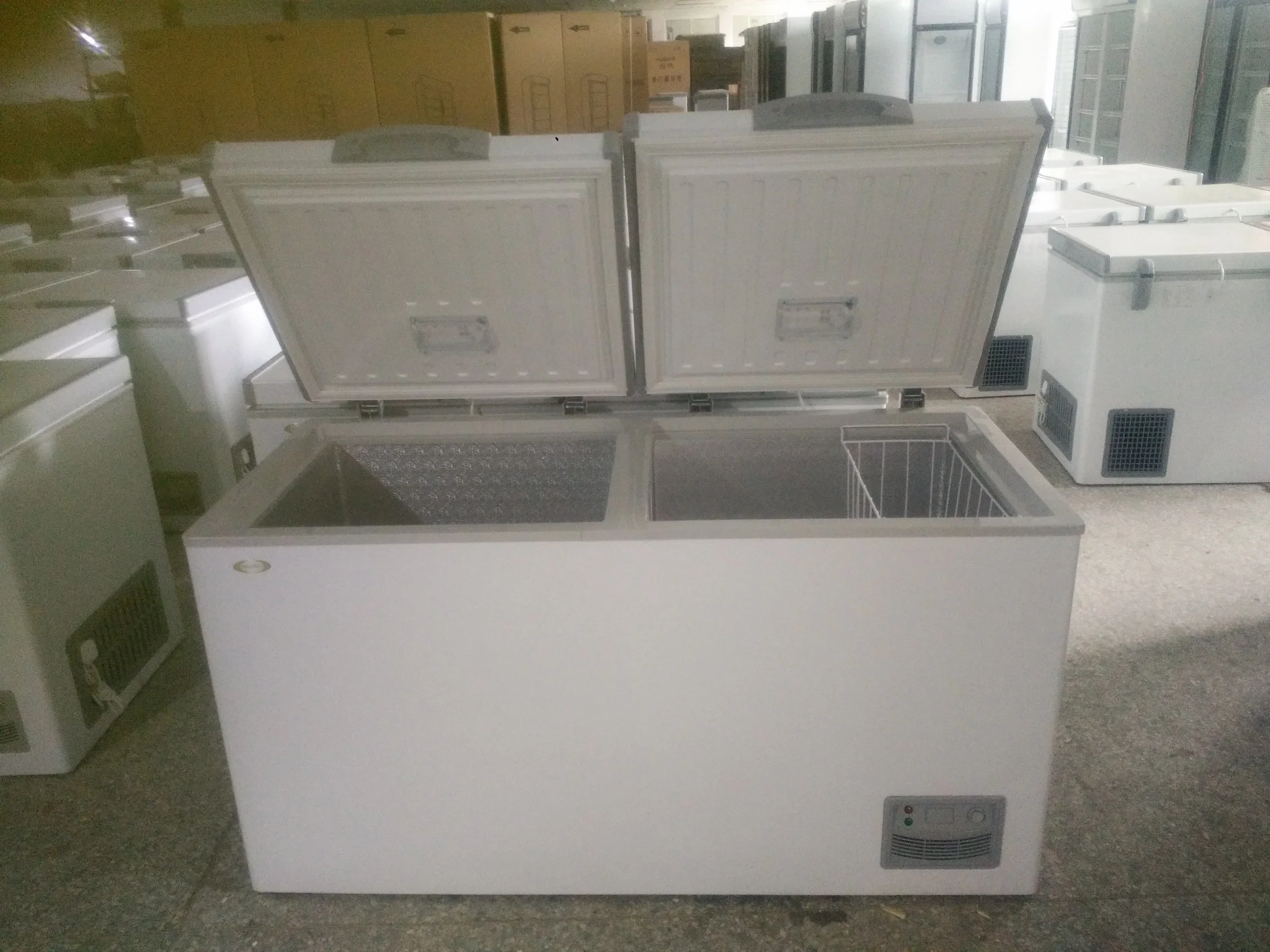 60L Hogar y Hotel Ahorro de Energía refrigerador Mesa Freezer Chest Mini congelador profundo