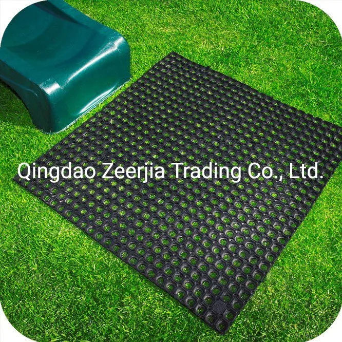 Outdoor Anti-Slip Rubber Boat Deck Mat, Rubber Grass Floor Ring Mat