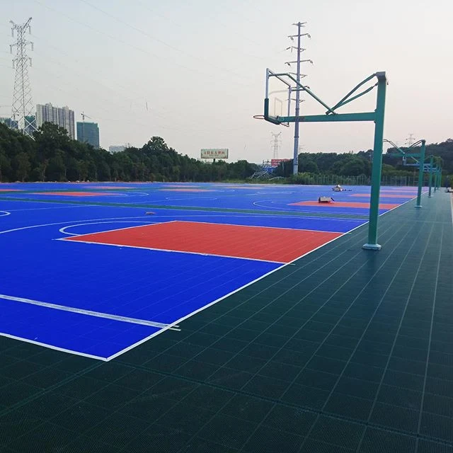 2023 Original Factory Cheap Price Outdoor Kindergarten Plastic Sport Court or Interlocking PP Floor