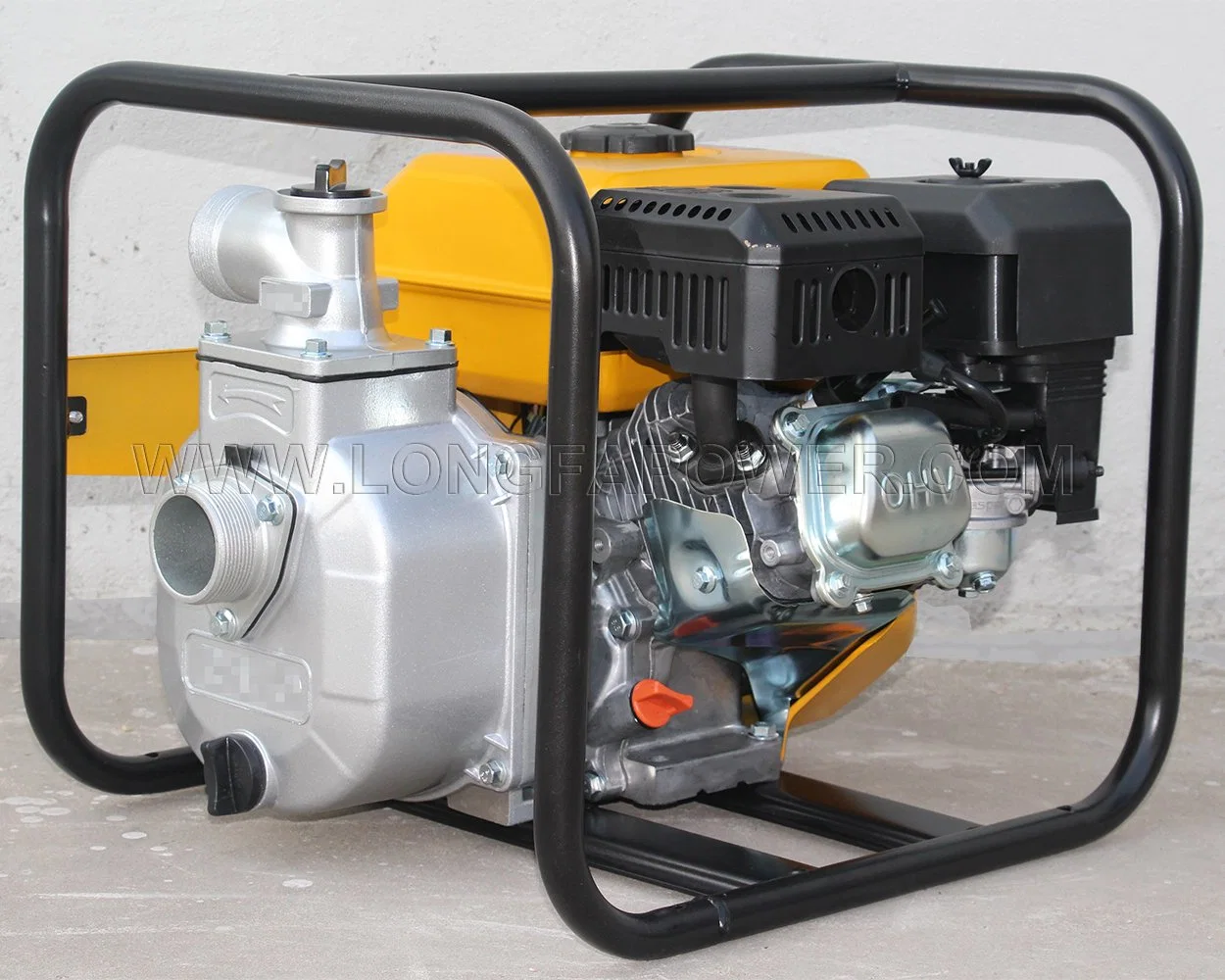 Zimbabwe Hot Selling 2inch 50mm 3inch 80mm Inlet and Outlet Port Clear Gasoline Water Pump Powered by 212cc Engine Used for Irrigation Purpose