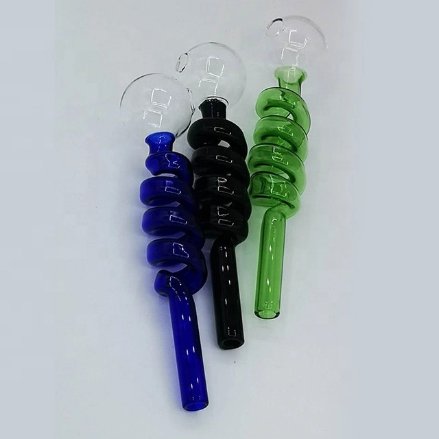 New 5.5 Inches Smoking Water Pipe Hookah Tobacco Smoking Accessories Glass Oil Burner