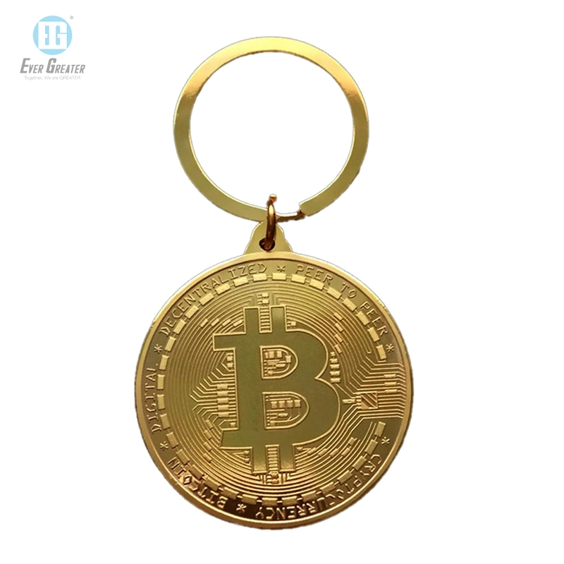 3D Key Hook Gold Chain Metal