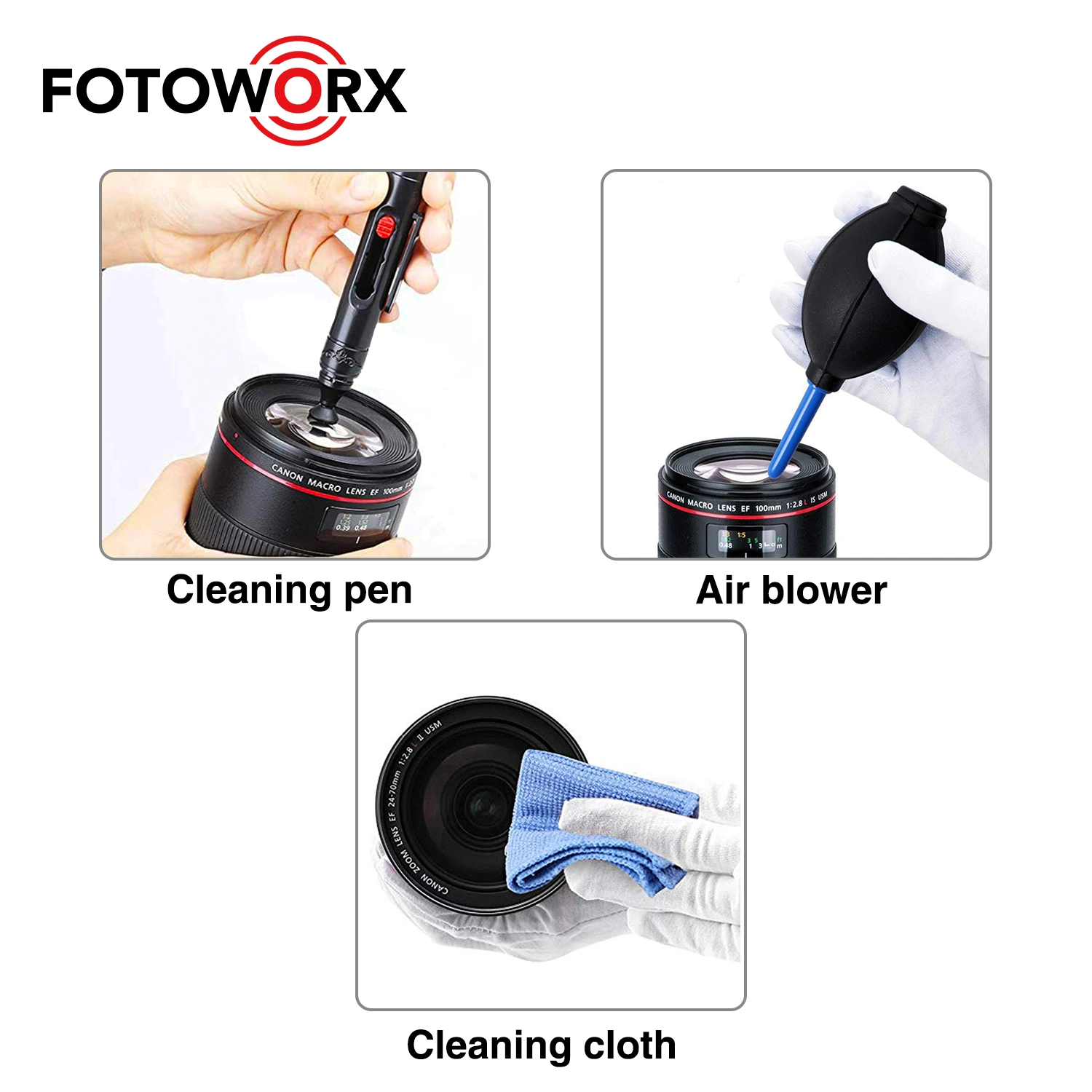 Camera Lens Cleaning Kits and Accessories Dust and Fingerprint Cleaning