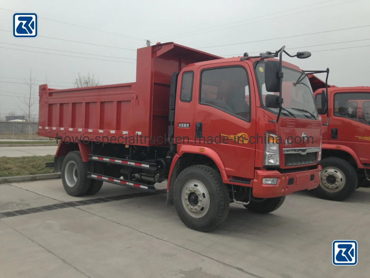 Sinotruk Cdw/HOWO Light Duty Dump Truck 5t 4X2 Tipper Truck Price