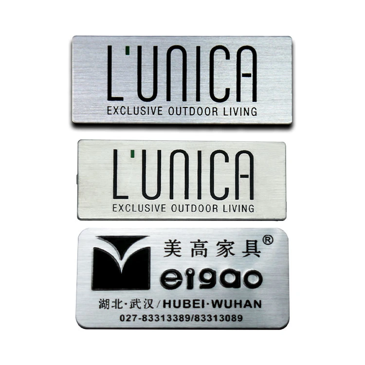 Factory Sale Design Hotel Metal Board Logo Plate Stainless Label Room Name Number Signage Plate