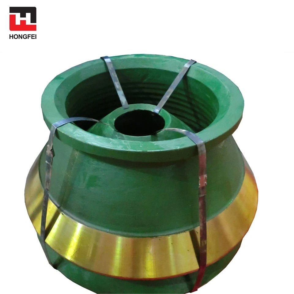 Mining Machinery Parts OEM Gp300 Series Mantle Bowl Liner Concave Stone Cone Crusher Wear Parts