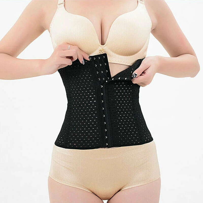 Waist Trainer Belt Corsets Steel Boned Body Shaper Women Postpartum Band Sexy Bustiers