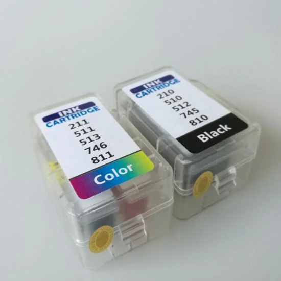 Cartridge Smart 210/211, 310/311, 410/411, 510/511, 545/546, 610/611, 710/711, 810/811, 910/911 para impressoras a jato de tinta Canon