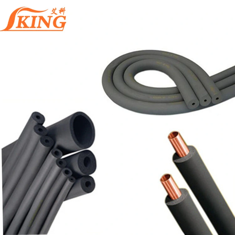 High Density Solar Air Conditioner Fire Resistant Rubber Foam Pipe