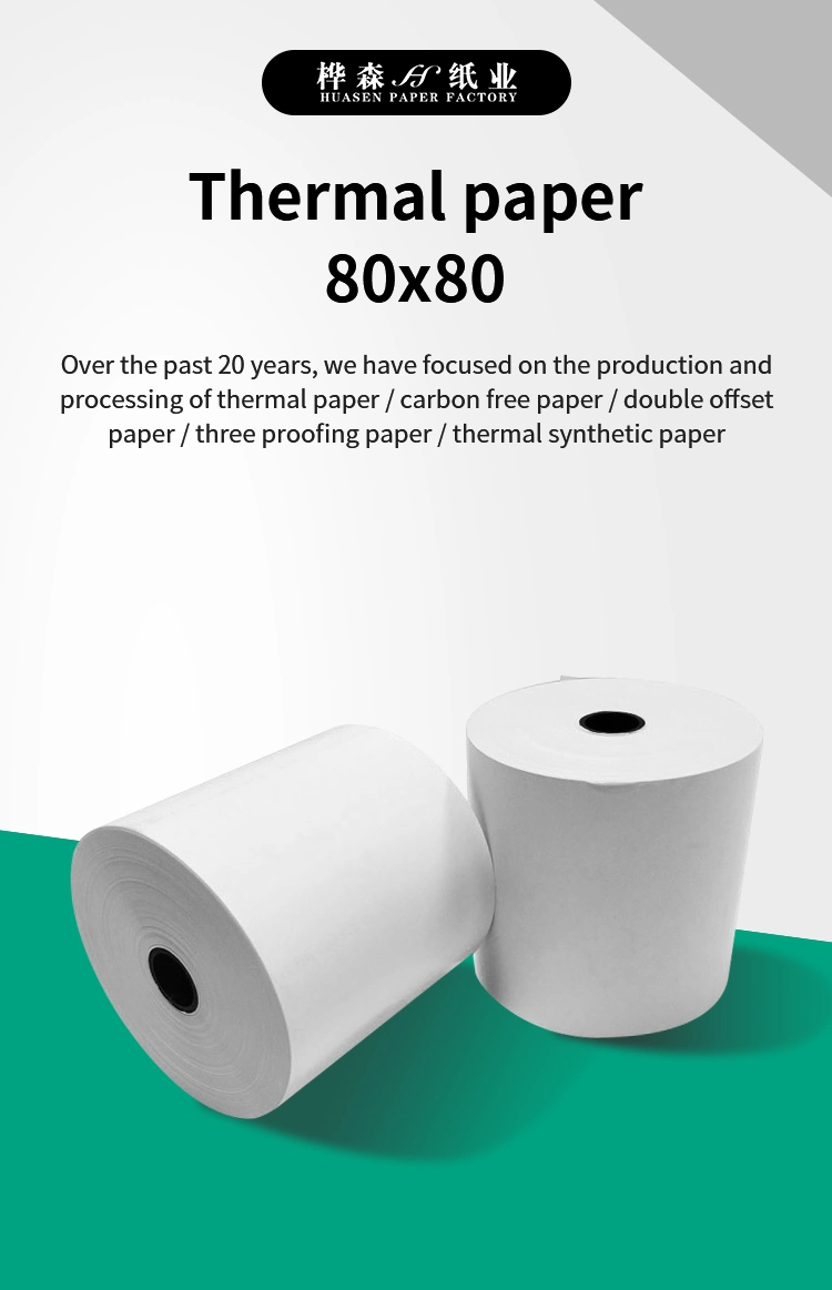 Factory Direct Thermal Cash Register Paper, Suitable for Shops, Companies, Factories. Quality Assurance