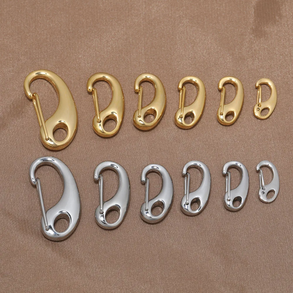 50mm Stainless Steel Spring Clasp Snap Hook Clips