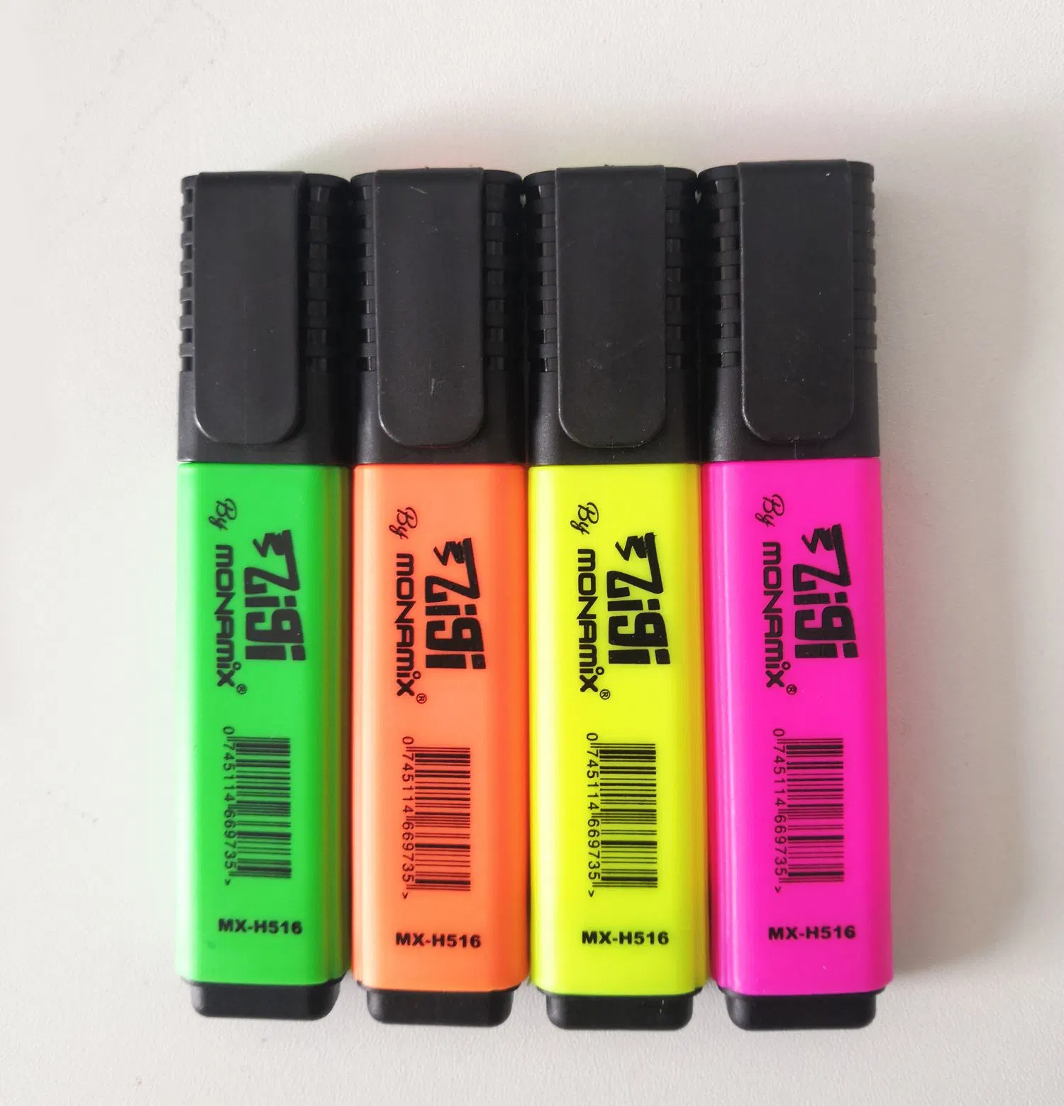 New School Student Highlighters Set Large-Capacity Drawing Marker Pens Colored Pens Set Stationery Customize 4PCS/Box.