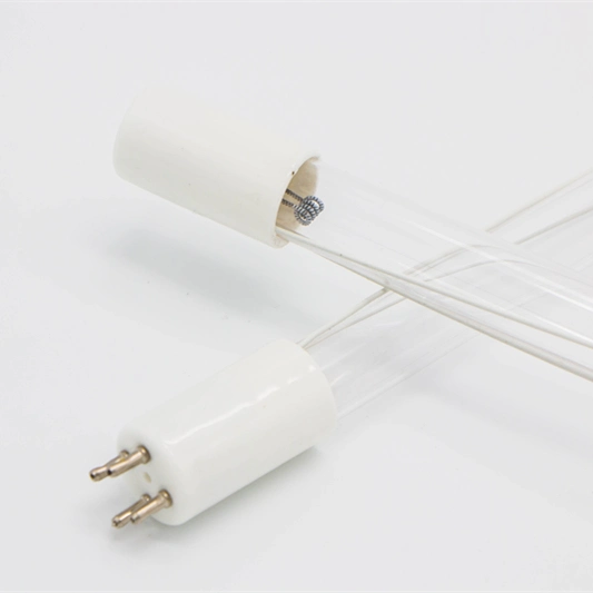 30W 212mm T5 UVC amalgame de la lumière avec quatre broches lampe UV pour l'eau de démarrage du préchauffage du tube de la stérilisation