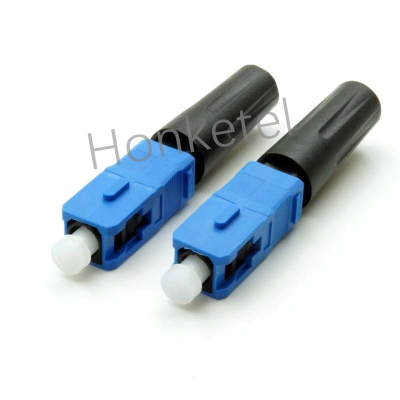 Field Assembly Electrical Cable Connectors for Communication Cables Fast Connector Sc for FTTH Solution