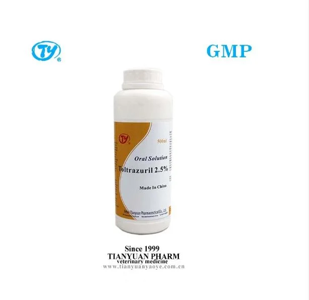 Animal Drugtoltrazuril Oral Solution 2.5% 5% Veterinary for Cattle, Horse, Sheep, Pig, Camel