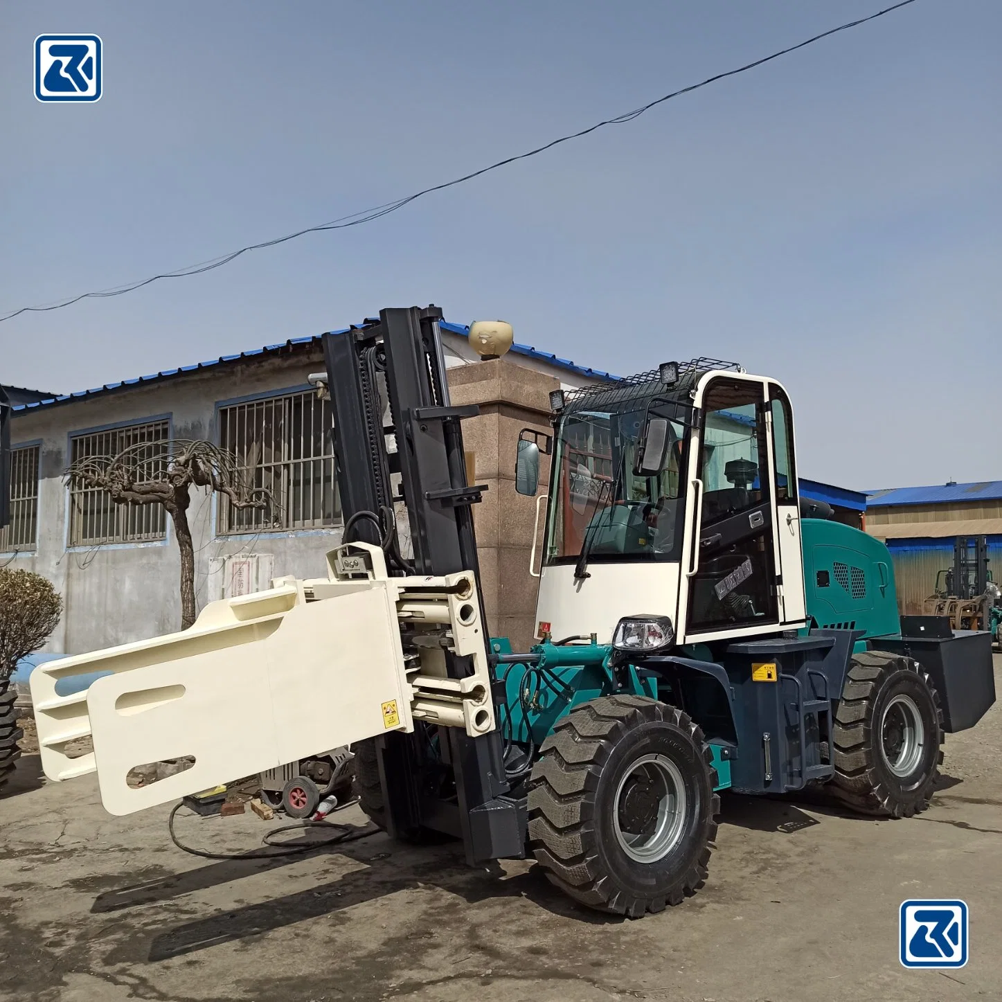 3.5 Ton 4 Ton 5 Ton 4X4 4WD Fully Hydraulic Mini Small Forklift Truck Rough Terrain Forklift Truck off Road Forklift